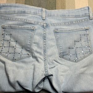 NYDJ Light Wash Flare Jeans